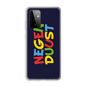 CaseCompany 90's One: Samsung Galaxy A72 Transparant Hoesje