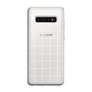CaseCompany Rooster 2: Samsung Galaxy S10 4G Transparant Hoesje
