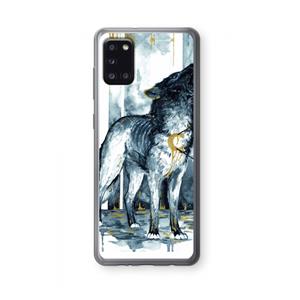 CaseCompany Bleeding Soul: Samsung Galaxy A31 Transparant Hoesje