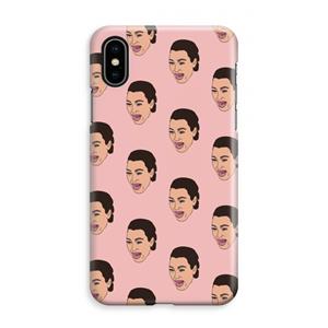 CaseCompany Ugly Cry Call: iPhone XS Max Volledig Geprint Hoesje