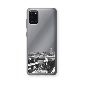 CaseCompany Marrakech Skyline : Samsung Galaxy A31 Transparant Hoesje