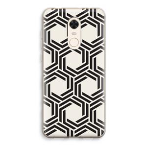 CaseCompany Geometrisch patroon: Xiaomi Redmi 5 Transparant Hoesje