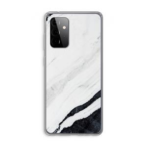 CaseCompany Elegante marmer: Samsung Galaxy A72 Transparant Hoesje