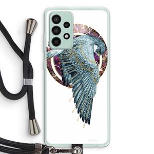 CaseCompany Golden Falcon: Samsung Galaxy A52s 5G Transparant Hoesje met koord