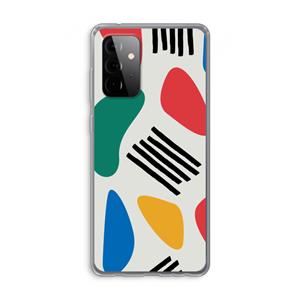 CaseCompany Illustratieve pop 1: Samsung Galaxy A72 Transparant Hoesje