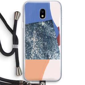 CaseCompany Billy: Samsung Galaxy J3 (2017) Transparant Hoesje met koord