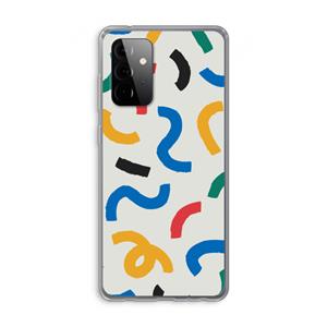 CaseCompany Illustratieve pop 2: Samsung Galaxy A72 Transparant Hoesje