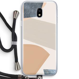 CaseCompany Formo: Samsung Galaxy J3 (2017) Transparant Hoesje met koord