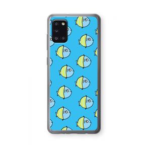 CaseCompany Visjes: Samsung Galaxy A31 Transparant Hoesje