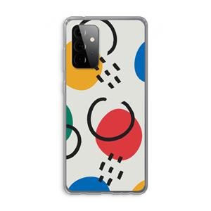 CaseCompany Illustratieve pop 3: Samsung Galaxy A72 Transparant Hoesje