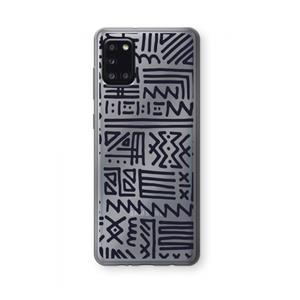 CaseCompany Marrakech print: Samsung Galaxy A31 Transparant Hoesje