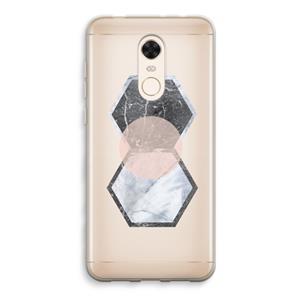 CaseCompany Creatieve toets: Xiaomi Redmi 5 Transparant Hoesje