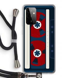 CaseCompany Here's your tape: Samsung Galaxy A72 5G Transparant Hoesje met koord