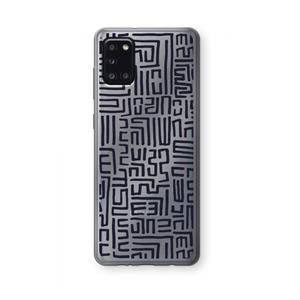 CaseCompany Moroccan Print: Samsung Galaxy A31 Transparant Hoesje