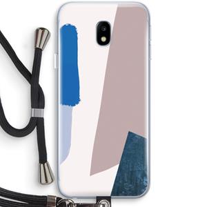 CaseCompany Lapis: Samsung Galaxy J3 (2017) Transparant Hoesje met koord