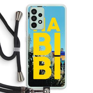 CaseCompany Habibi Majorelle : Samsung Galaxy A52s 5G Transparant Hoesje met koord