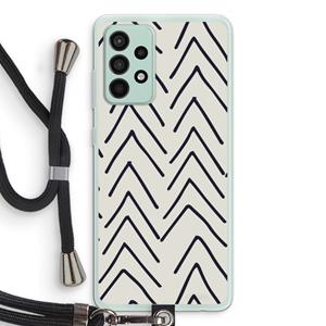 CaseCompany Marrakech Arrows: Samsung Galaxy A52s 5G Transparant Hoesje met koord