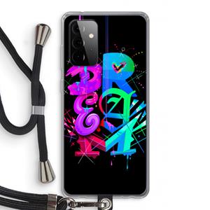 CaseCompany Dream: Samsung Galaxy A72 5G Transparant Hoesje met koord
