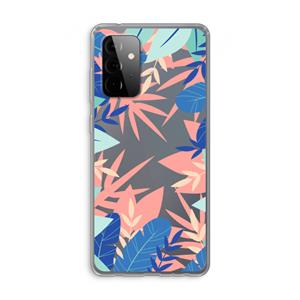 CaseCompany Tropisch: Samsung Galaxy A72 Transparant Hoesje