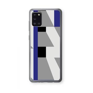 CaseCompany Gestalte 2: Samsung Galaxy A31 Transparant Hoesje