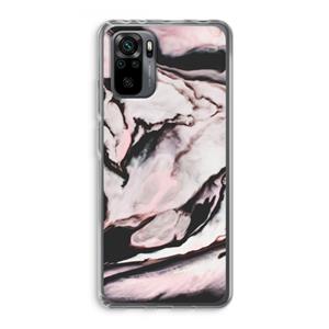 CaseCompany Roze stroom: Xiaomi Redmi Note 10 Pro Transparant Hoesje