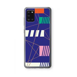 CaseCompany Gestalte 5: Samsung Galaxy A31 Transparant Hoesje