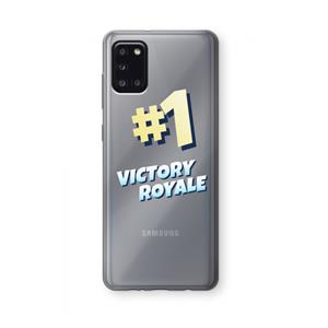CaseCompany Victory Royale: Samsung Galaxy A31 Transparant Hoesje