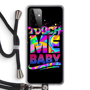 CaseCompany Touch Me: Samsung Galaxy A72 5G Transparant Hoesje met koord