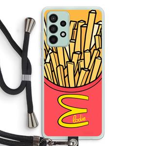 CaseCompany McElodie: Samsung Galaxy A52s 5G Transparant Hoesje met koord