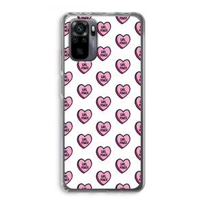 CaseCompany GIRL POWER: Xiaomi Redmi Note 10 Pro Transparant Hoesje