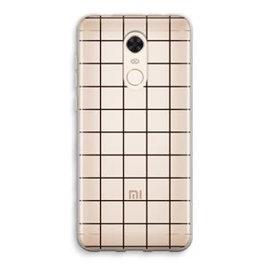 CaseCompany Rooster: Xiaomi Redmi 5 Transparant Hoesje