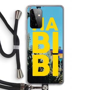 CaseCompany Habibi Majorelle : Samsung Galaxy A72 5G Transparant Hoesje met koord