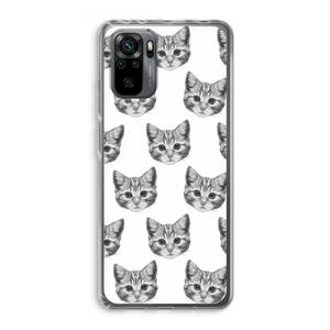 CaseCompany Kitten: Xiaomi Redmi Note 10 Pro Transparant Hoesje