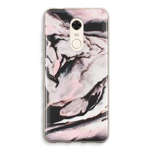 CaseCompany Roze stroom: Xiaomi Redmi 5 Transparant Hoesje