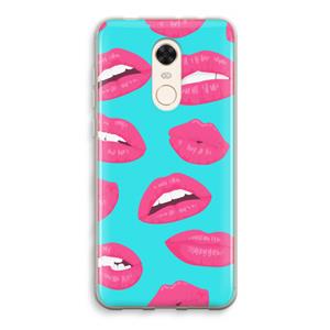 CaseCompany Bite my lip: Xiaomi Redmi 5 Transparant Hoesje