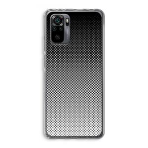 CaseCompany Musketon Halftone: Xiaomi Redmi Note 10 Pro Transparant Hoesje