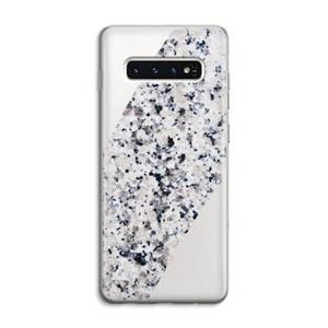 CaseCompany Gespikkelde marmer: Samsung Galaxy S10 4G Transparant Hoesje