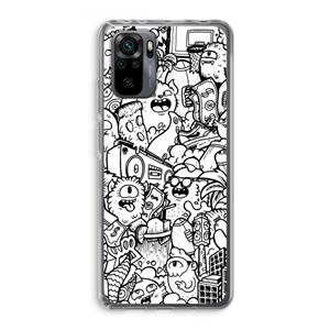 CaseCompany Vexx City #2: Xiaomi Redmi Note 10 Pro Transparant Hoesje