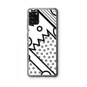 CaseCompany Pop Art #4: Samsung Galaxy A31 Transparant Hoesje