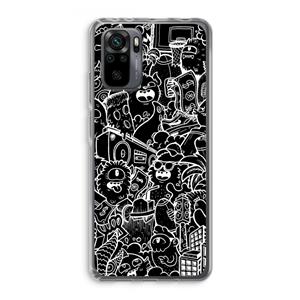 CaseCompany Vexx Black City : Xiaomi Redmi Note 10 Pro Transparant Hoesje