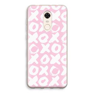 CaseCompany XOXO: Xiaomi Redmi 5 Transparant Hoesje