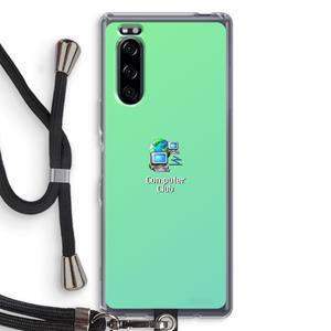 CaseCompany Win98: Sony Xperia 5 Transparant Hoesje met koord