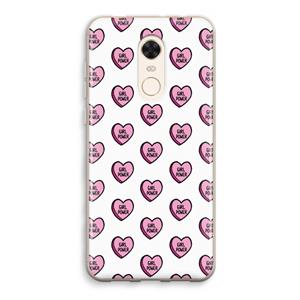 CaseCompany GIRL POWER: Xiaomi Redmi 5 Transparant Hoesje