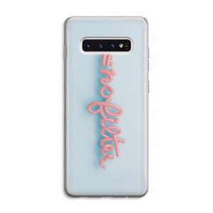 CaseCompany nofilter: Samsung Galaxy S10 4G Transparant Hoesje