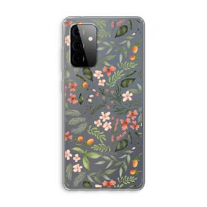 CaseCompany Sweet little flowers: Samsung Galaxy A72 Transparant Hoesje