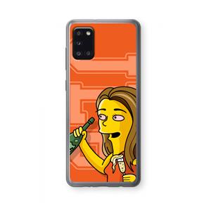 CaseCompany Jamie Lee Simpson: Samsung Galaxy A31 Transparant Hoesje