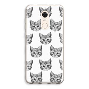 CaseCompany Kitten: Xiaomi Redmi 5 Transparant Hoesje