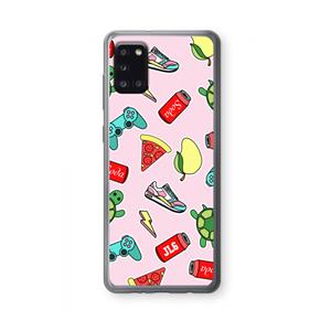 CaseCompany Things Jamie Loves: Samsung Galaxy A31 Transparant Hoesje