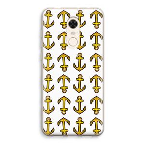 CaseCompany Musketon Anchor: Xiaomi Redmi 5 Transparant Hoesje