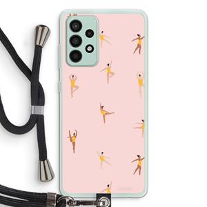 CaseCompany Dans #2: Samsung Galaxy A52s 5G Transparant Hoesje met koord